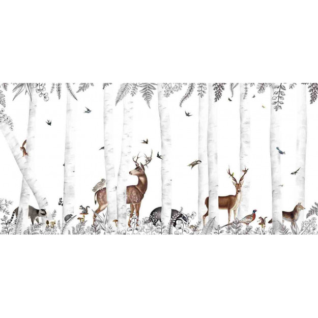 Les dominotiers panoramiques chasse forêt peint reims