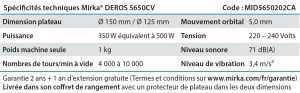 MIRKA Deros 5650CV Reims Bétheny ponceuses électriques professionnelles