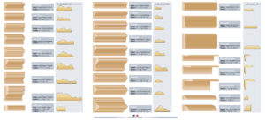 SKYLAB-CHAMBRANLE-MOULURE DE DÉCORATION-CIMAISE-SABOT DE PLINTHE-MOULURE DE RECOUVREMENT-PLINTHE